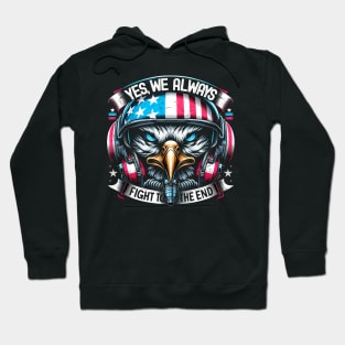 American Service Members Tribute: Military, Police, & Patriot Symbols Hoodie